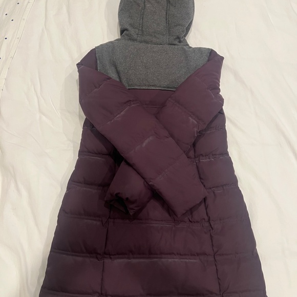 Anthropologie Purple Puffer Coat - Picture 3 of 4